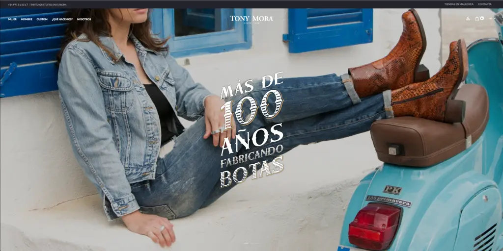 Nuevo diseño, perfecto para comprar tus botas de forma más fácil