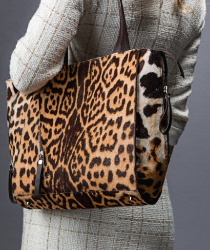 TOTE BAG LINCE MARRON