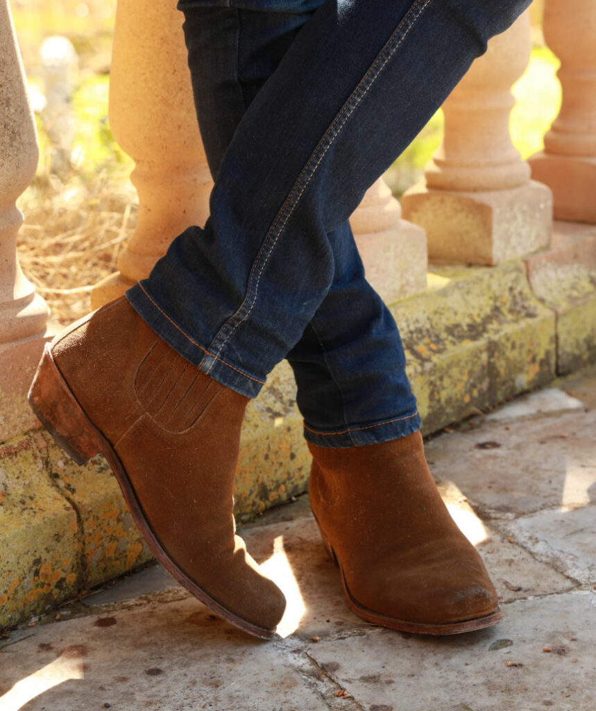 Damen und Herrenstiefel im Trend., Damen und Herrenstiefel im Trend.