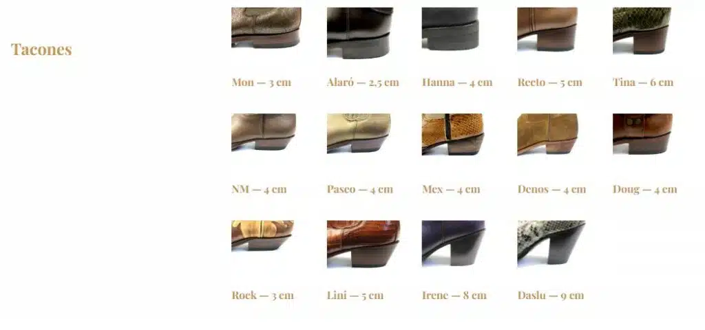 tacones custom