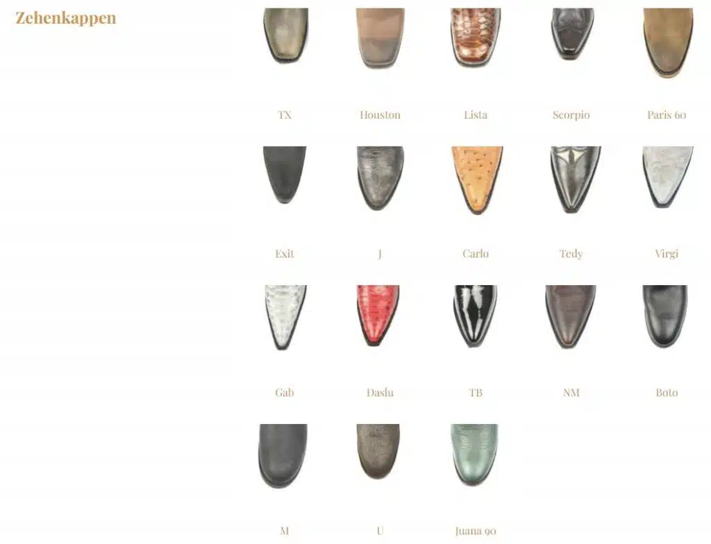 Cowboystiefel gestalten, Cowboystiefel individuell gestalten