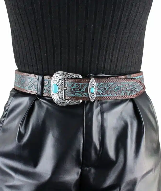 cinturon de piel mujer