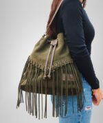 BOHO WILDLEDER KHAKI