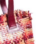 TOTE BAG COWHIDE CONNOLLY WINE