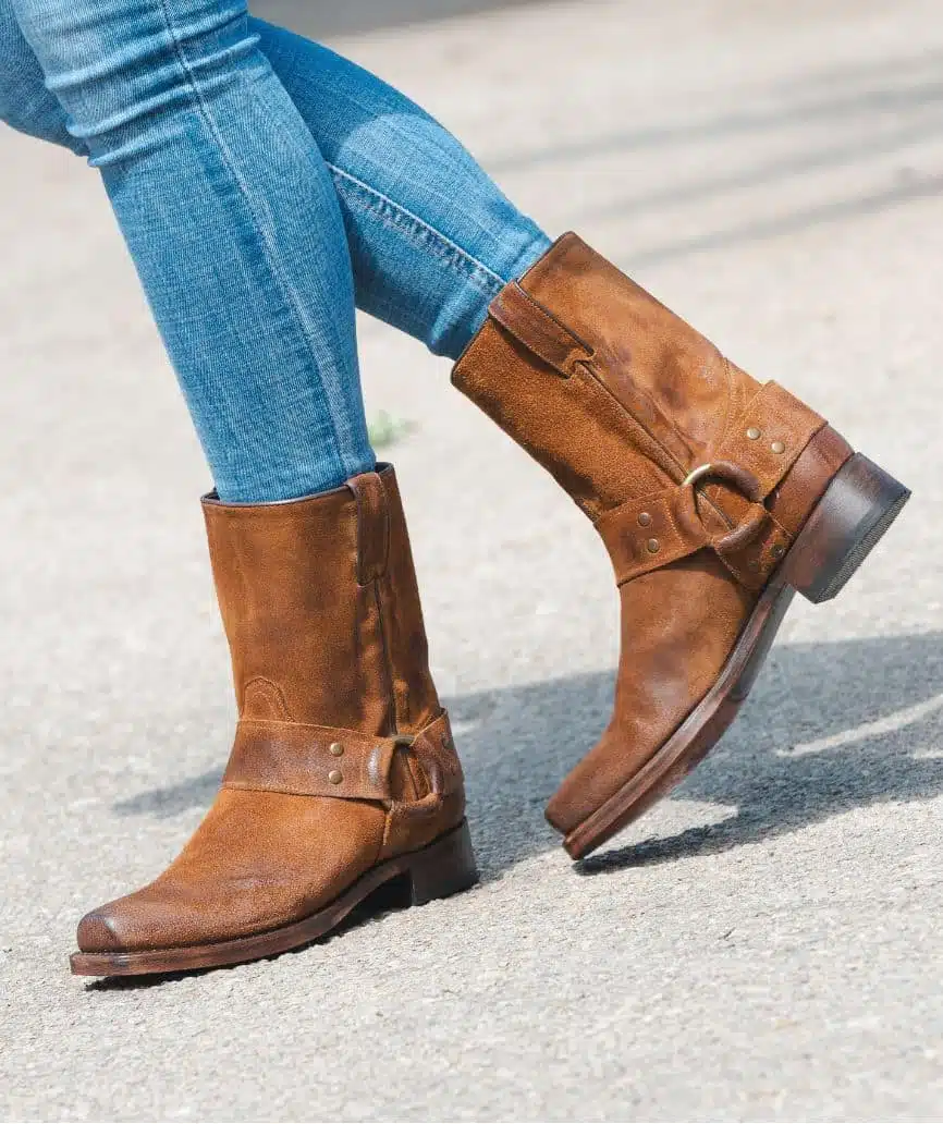 56 4195 TX STRAIGHT SPLIT WILDLEDER BRASH TABAK