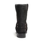 4195 TX STRAIGHT SPLIT SUEDE BRASH BLACK