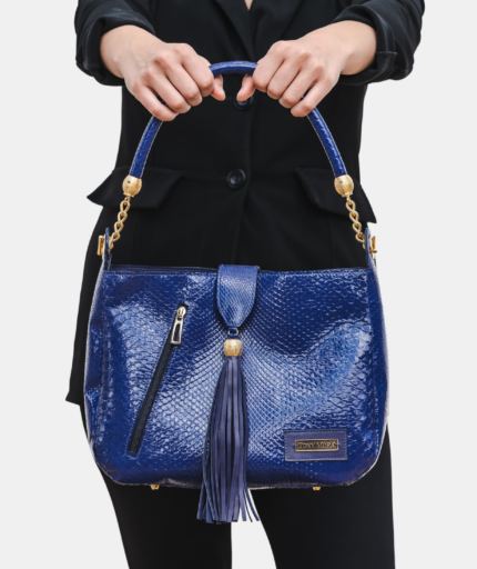 1132 SHOPPER BAG PITON LUXURY AZUL BC