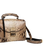 1245 CLUTCH PYTHON LIGHT GREY