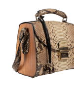 1245 CLUTCH PYTHON LIGHT GREY