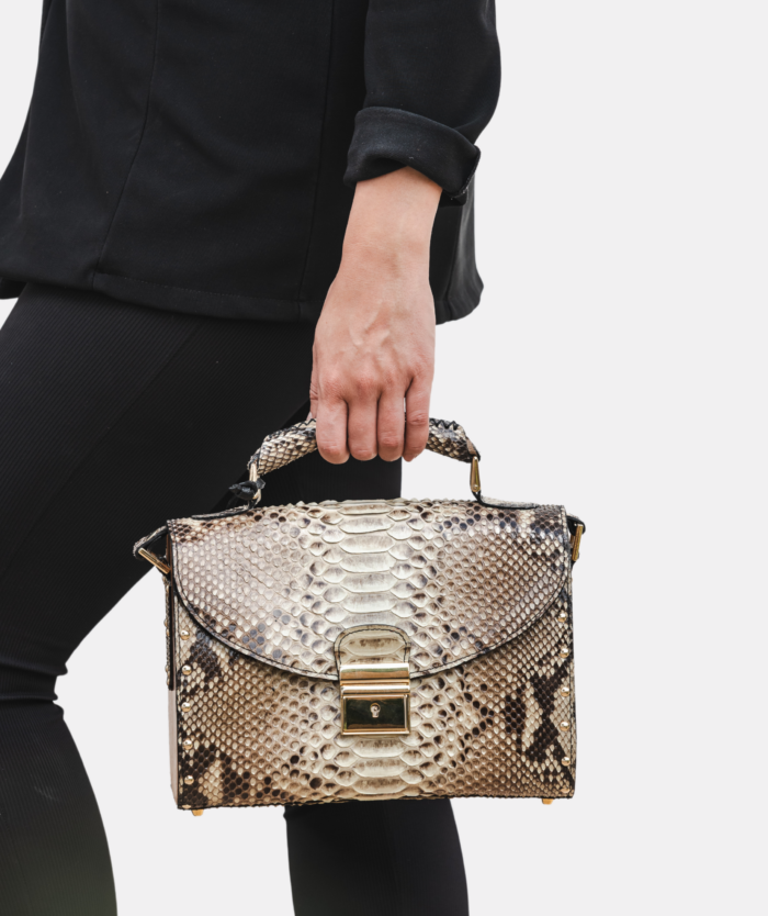 1245 CLUTCH PITON GRIS CLARO