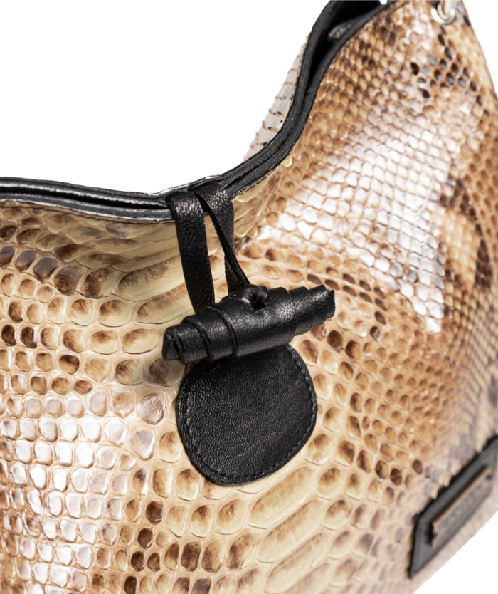 1131 SHOPPER BAG PITON GRIS CLARO
