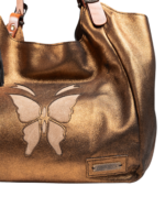 1017 SHOPPER BAG MARRÓN / SERRAJE ORO