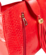 1132 SHOPPER BAG PITON ROJO BC