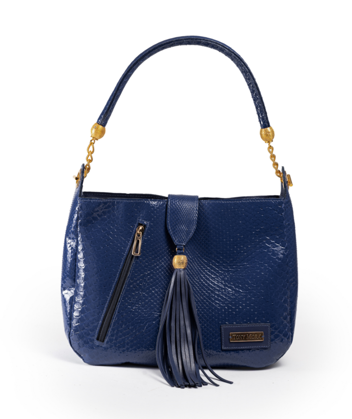 1132 SHOPPER BAG PITON LUXURY AZUL BC