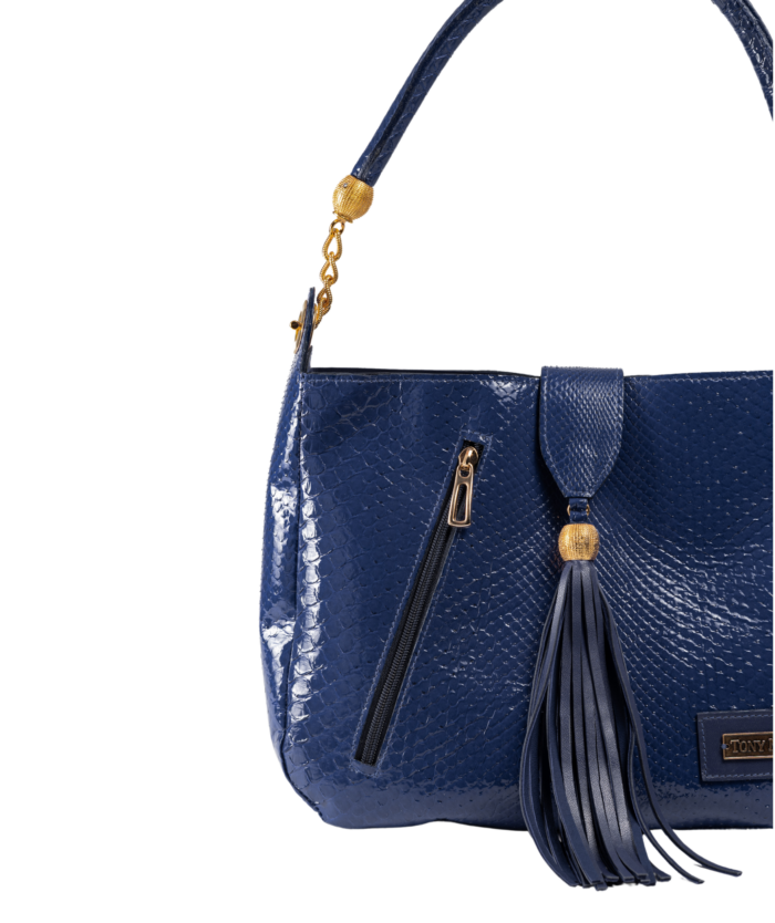 1132 SHOPPER BAG PITON LUXURY AZUL BC