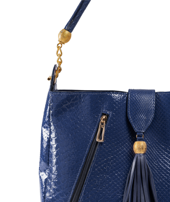 1132 SHOPPER BAG PITON LUXURY AZUL BC