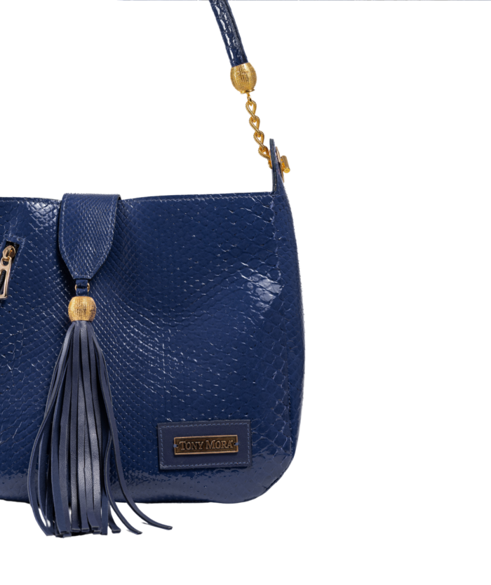 1132 SHOPPER BAG PITON LUXURY AZUL BC
