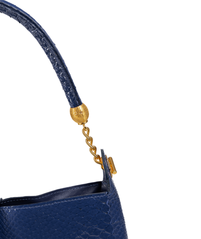 1132 SHOPPER BAG PITON LUXURY AZUL BC
