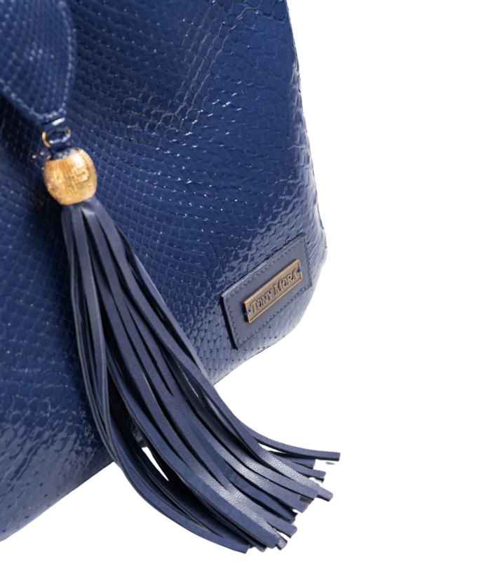 1132 SHOPPER BAG PITON LUXURY AZUL BC