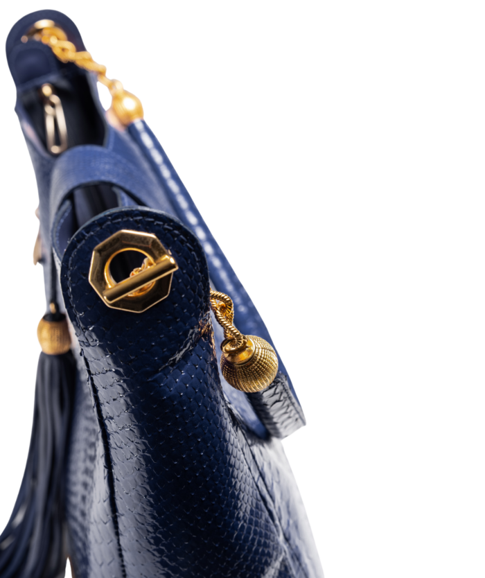 1132 SHOPPER BAG PITON LUXURY AZUL BC