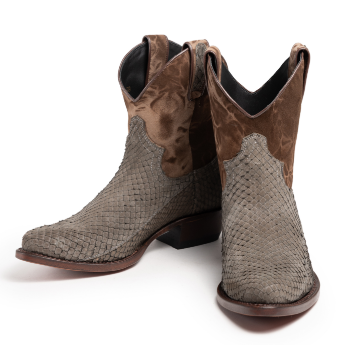 3051 J LINI PITON BC GRIS / FLOREADO MARRON