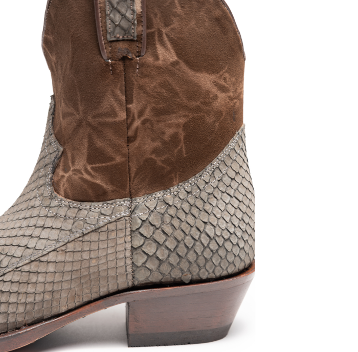 3051 J LINI PITON BC GRIS / FLOREADO MARRON