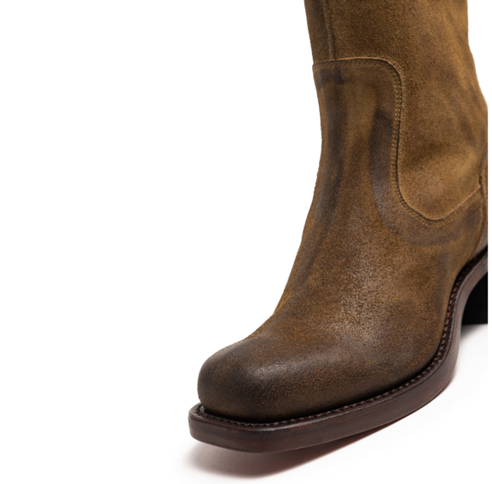 687 LIST TUB SPLIT LEATHER BRASH KHAKI