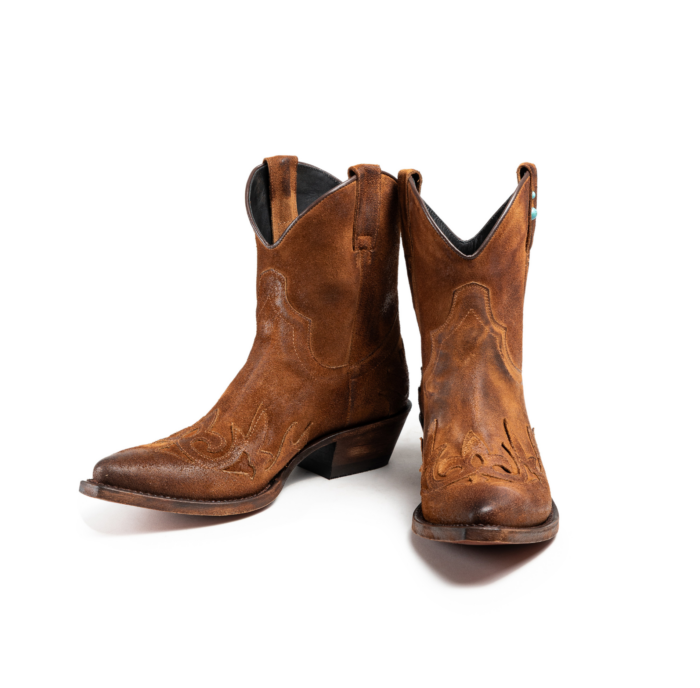 4616 DASLU INI SPLIT LEATHER TOBACCO