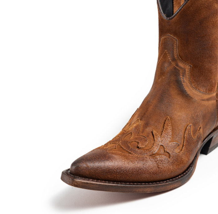 4616 DASLU INI SPLIT LEATHER TOBACCO