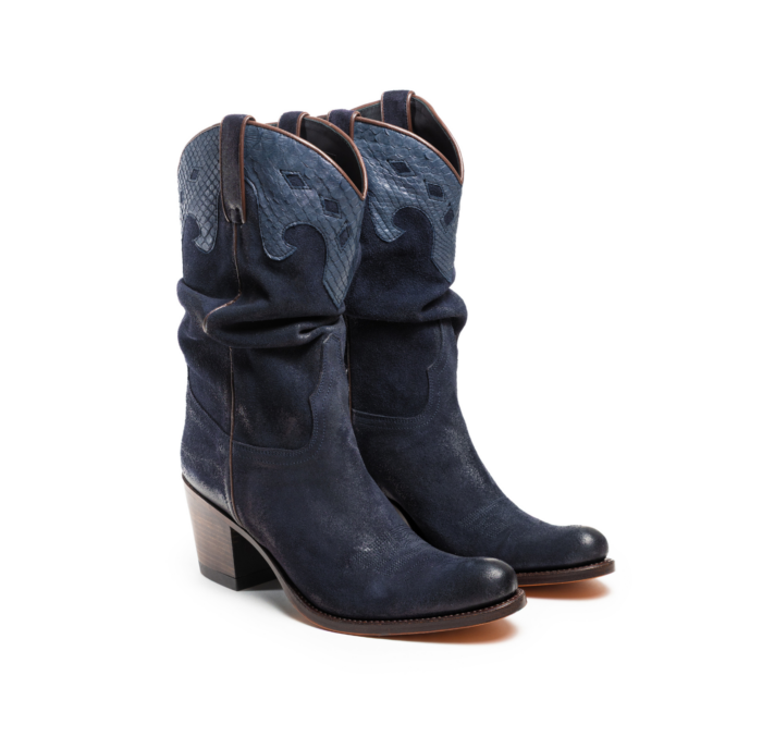 2229 PARIS IRENE MARINE LEATHER-BLUE