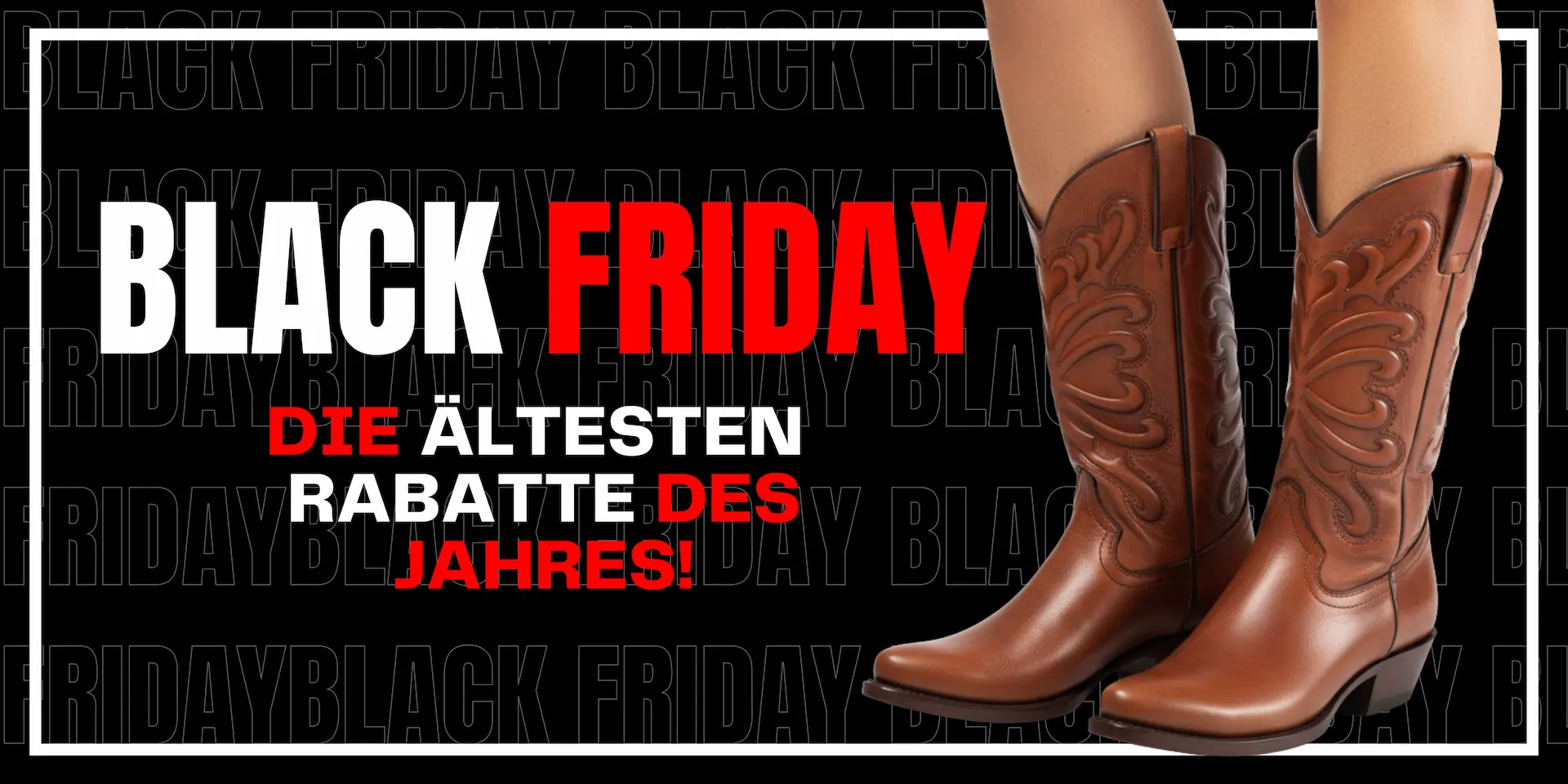 Black Friday Cowboystiefel Tony Mora