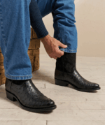 1284 J DOUG AVESTRUZ NEGRO / SERRAJE NEGRO