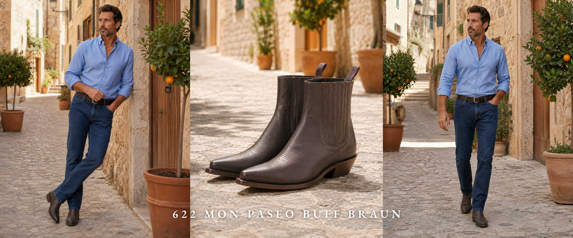 DE Cowboy Stiefel, Startseite